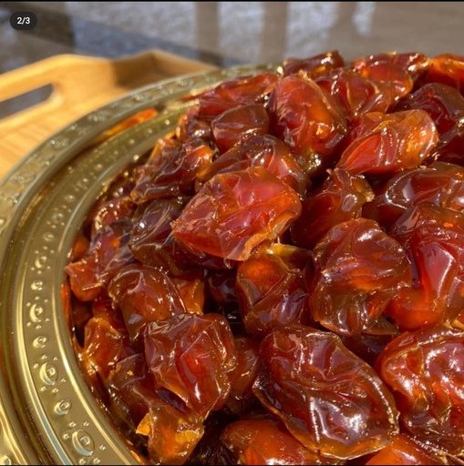 A plate of dates