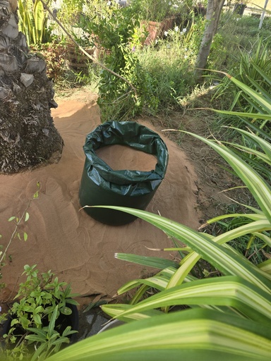 50kg agricultural red sand bag
